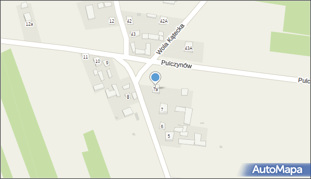 Kąty, Kąty, 7a, mapa Kąty