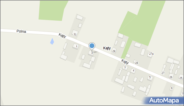 Kąty, Kąty, 2, mapa Kąty