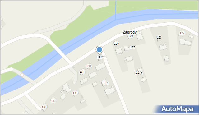 Kąty, Kąty, 131, mapa Kąty