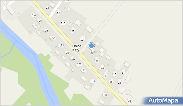 Kąty, Kąty, 30, mapa Kąty