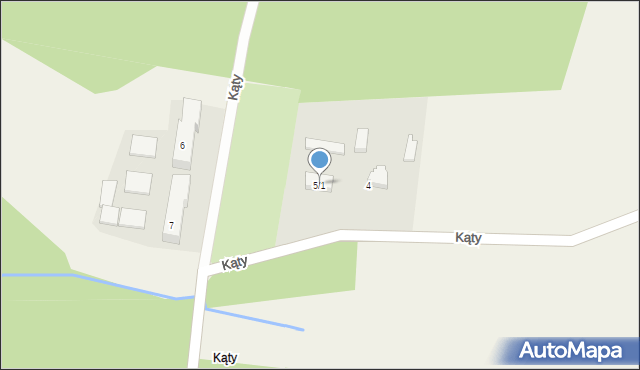 Kąty, Kąty, 5/1, mapa Kąty