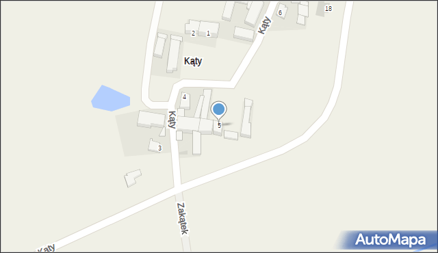 Kąty, Kąty, 5, mapa Kąty