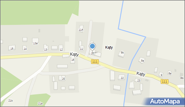 Kąty, Kąty, 10, mapa Kąty