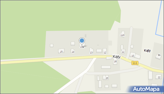 Kąty, Kąty, 13a, mapa Kąty