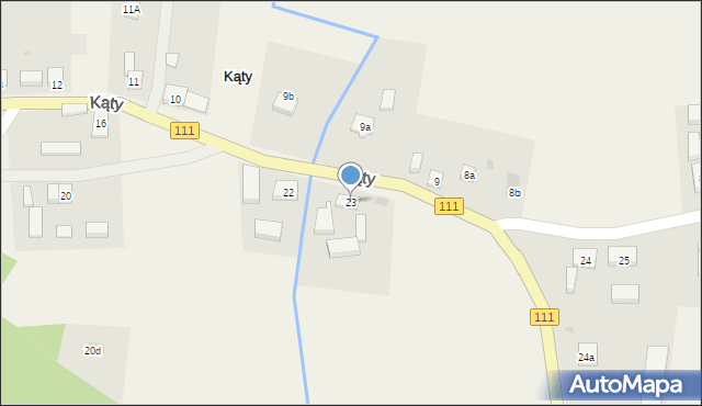 Kąty, Kąty, 23, mapa Kąty