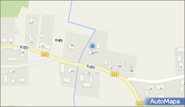 Kąty, Kąty, 9a, mapa Kąty