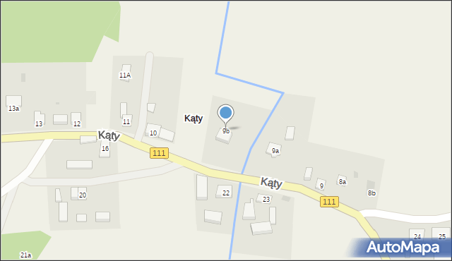 Kąty, Kąty, 9b, mapa Kąty