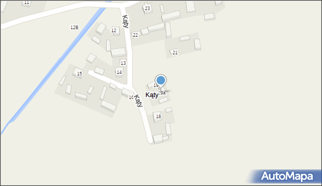 Kąty, Kąty, 19a, mapa Kąty