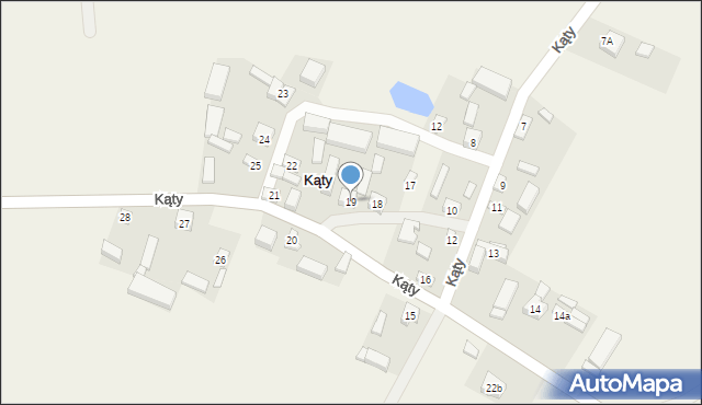 Kąty, Kąty, 19, mapa Kąty