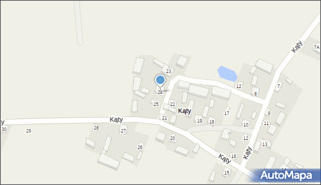 Kąty, Kąty, 24, mapa Kąty