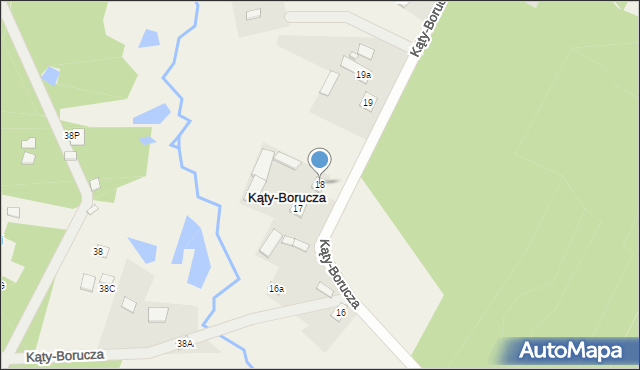 Kąty-Borucza, Kąty-Borucza, 18, mapa Kąty-Borucza