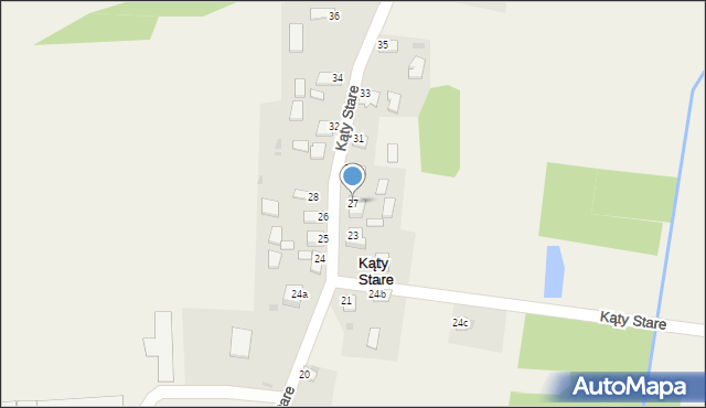 Kąty Stare, Kąty Stare, 27, mapa Kąty Stare