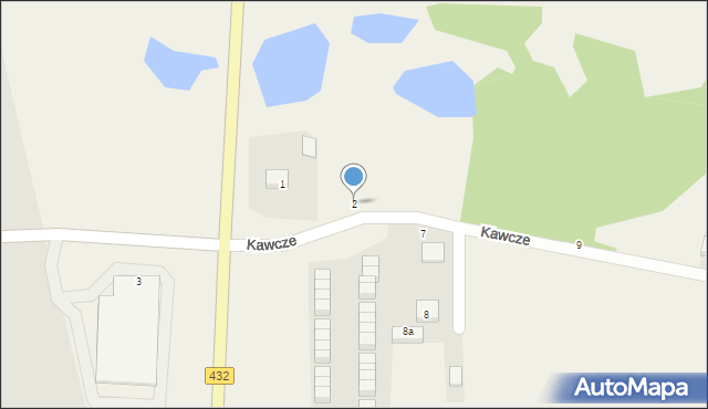 Kawcze, Kawcze, 2, mapa Kawcze