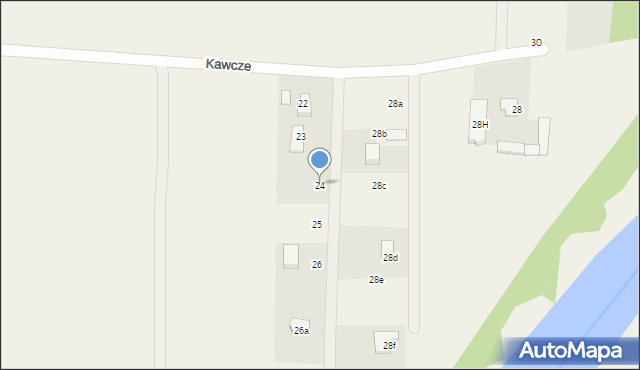 Kawcze, Kawcze, 24, mapa Kawcze