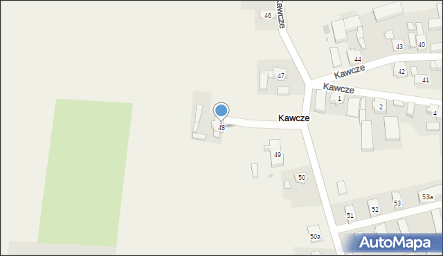 Kawcze, Kawcze, 48, mapa Kawcze