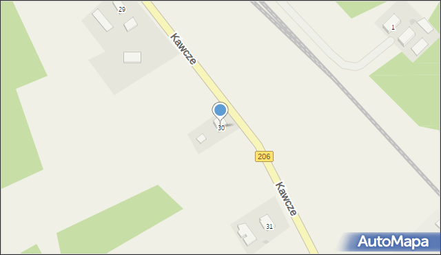 Kawcze, Kawcze, 30, mapa Kawcze