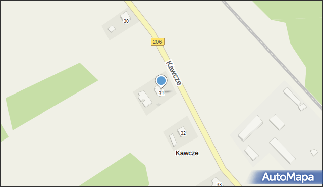 Kawcze, Kawcze, 31, mapa Kawcze