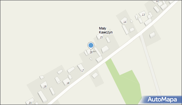 Kawczyn, Kawczyn, 16, mapa Kawczyn