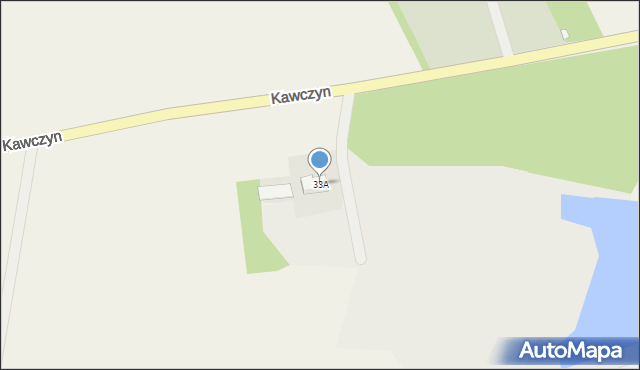 Kawczyn, Kawczyn, 33A, mapa Kawczyn