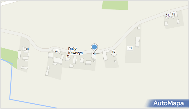 Kawczyn, Kawczyn, 51, mapa Kawczyn