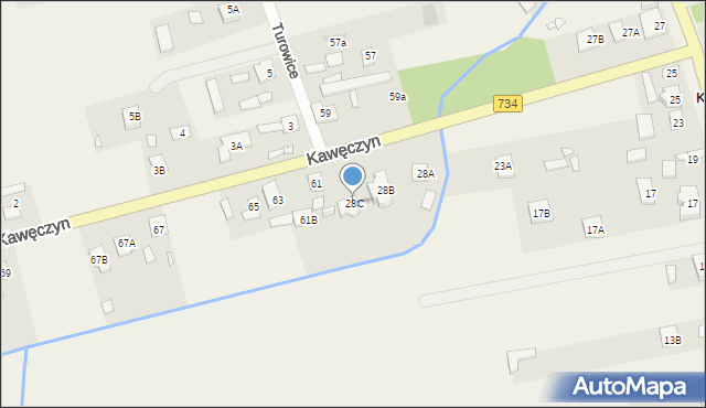 Kawęczyn, Kawęczyn, 28C, mapa Kawęczyn