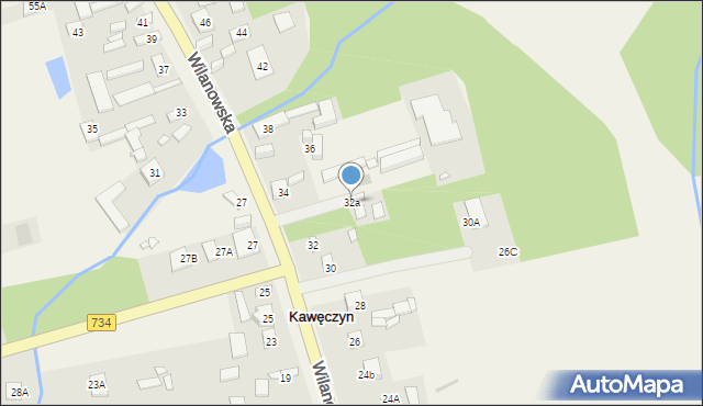 Kawęczyn, Kawęczyn, 32a, mapa Kawęczyn