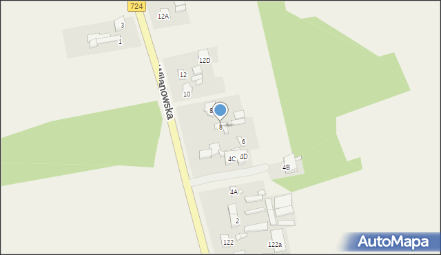 Kawęczyn, Kawęczyn, 8, mapa Kawęczyn