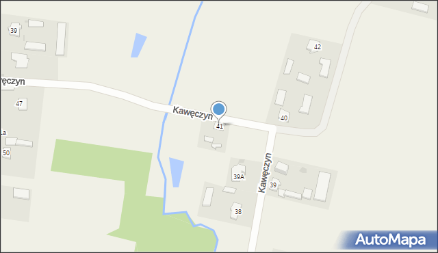 Kawęczyn, Kawęczyn, 41, mapa Kawęczyn