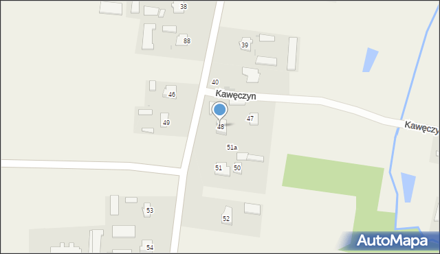 Kawęczyn, Kawęczyn, 48, mapa Kawęczyn