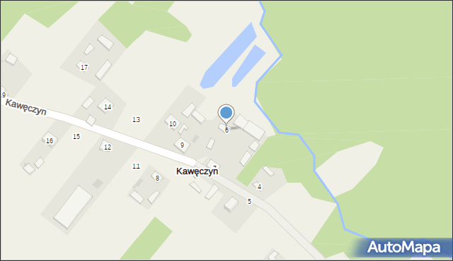 Kawęczyn, Kawęczyn, 6, mapa Kawęczyn