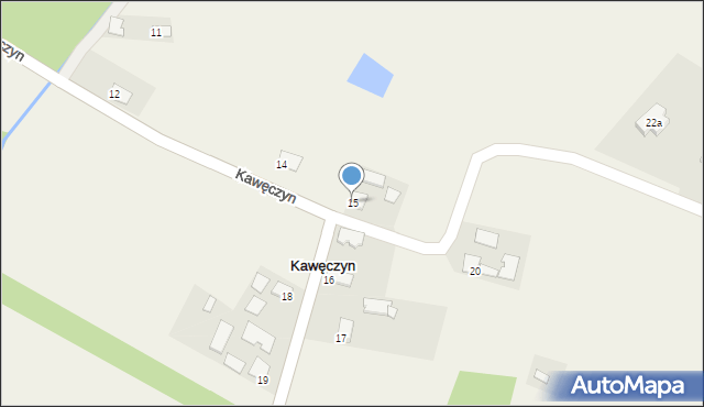 Kawęczyn, Kawęczyn, 15, mapa Kawęczyn