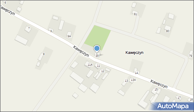 Kawęczyn, Kawęczyn, 10, mapa Kawęczyn