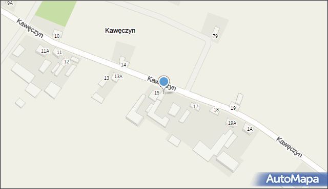 Kawęczyn, Kawęczyn, 16, mapa Kawęczyn