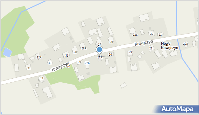 Kawęczyn, Kawęczyn, 27A, mapa Kawęczyn