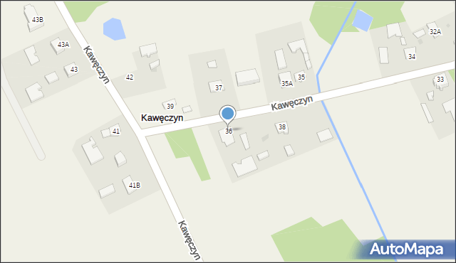 Kawęczyn, Kawęczyn, 36, mapa Kawęczyn