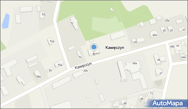 Kawęczyn, Kawęczyn, 50, mapa Kawęczyn