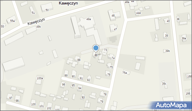 Kawęczyn, Kawęczyn, 86, mapa Kawęczyn