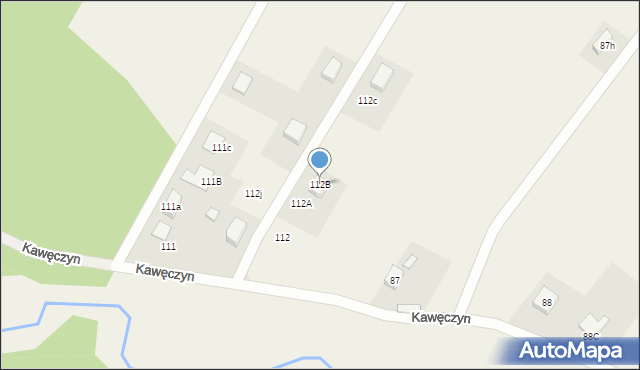 Kawęczyn, Kawęczyn, 112B, mapa Kawęczyn