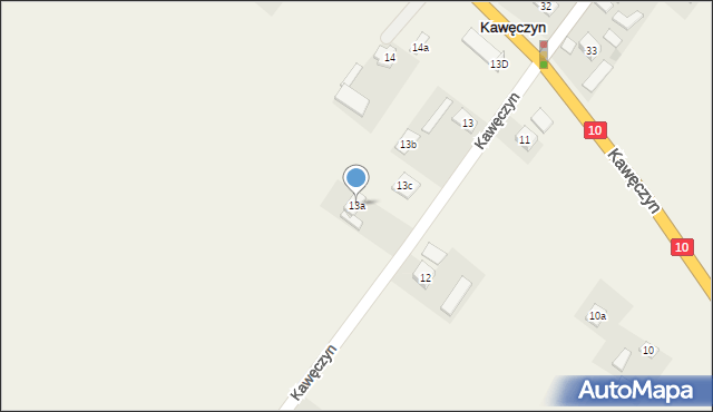 Kawęczyn, Kawęczyn, 13a, mapa Kawęczyn