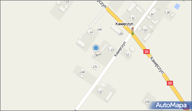 Kawęczyn, Kawęczyn, 13b, mapa Kawęczyn