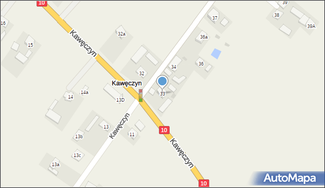 Kawęczyn, Kawęczyn, 33, mapa Kawęczyn