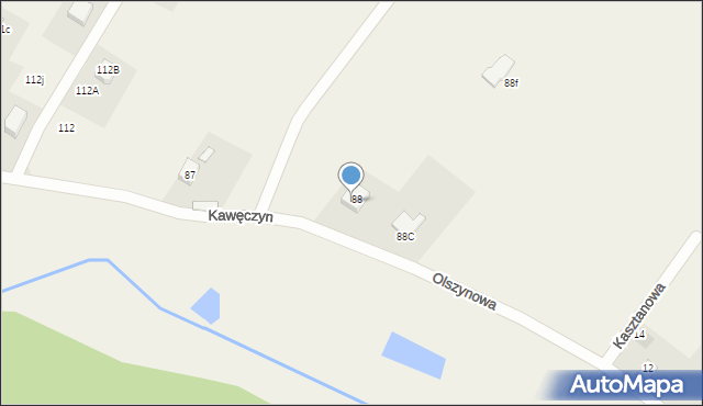 Kawęczyn, Kawęczyn, 88B, mapa Kawęczyn