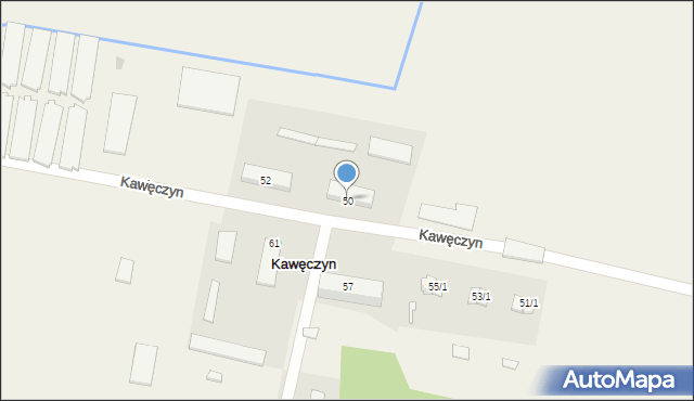 Kawęczyn, Kawęczyn, 50, mapa Kawęczyn