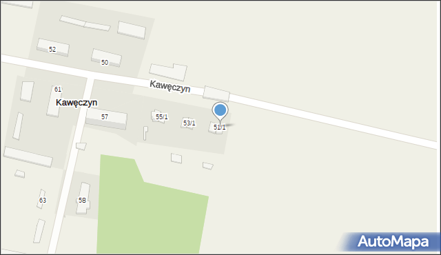 Kawęczyn, Kawęczyn, 51/1, mapa Kawęczyn