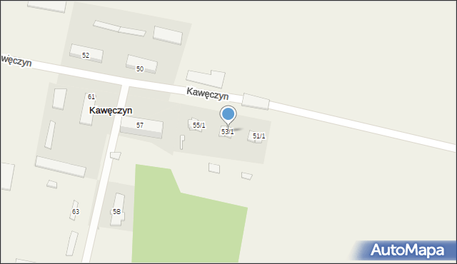 Kawęczyn, Kawęczyn, 53/1, mapa Kawęczyn