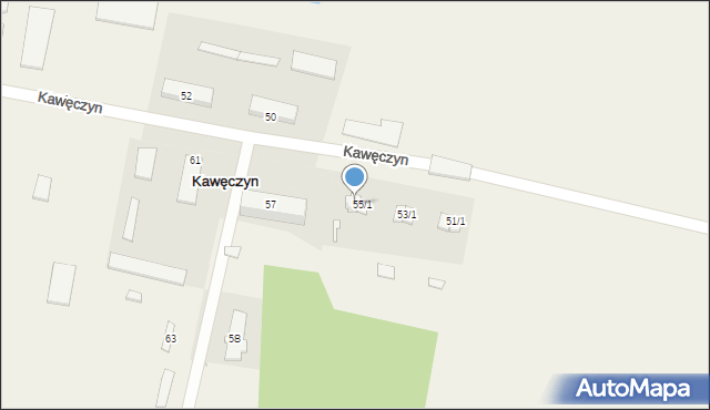 Kawęczyn, Kawęczyn, 55/2, mapa Kawęczyn