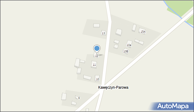 Kawęczyn, Kawęczyn, 12, mapa Kawęczyn