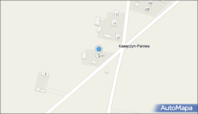 Kawęczyn, Kawęczyn, 9, mapa Kawęczyn