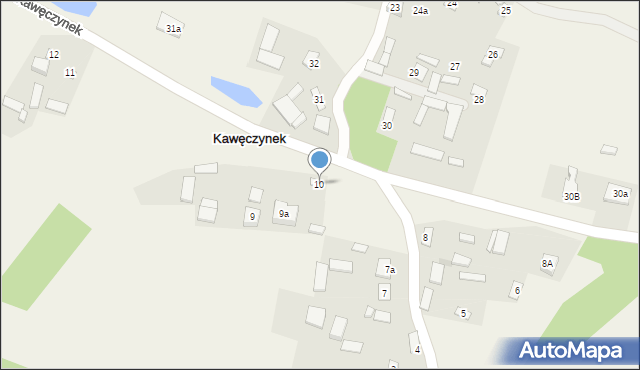 Kawęczynek, Kawęczynek, 10, mapa Kawęczynek