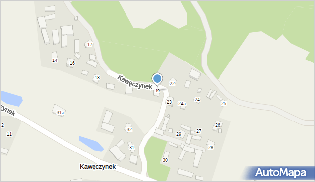 Kawęczynek, Kawęczynek, 19, mapa Kawęczynek